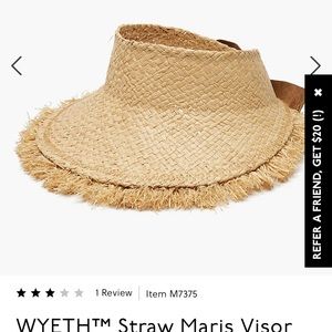 WYETH straw hat NWT